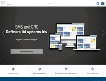 Tablet Screenshot of ibi-systems.de